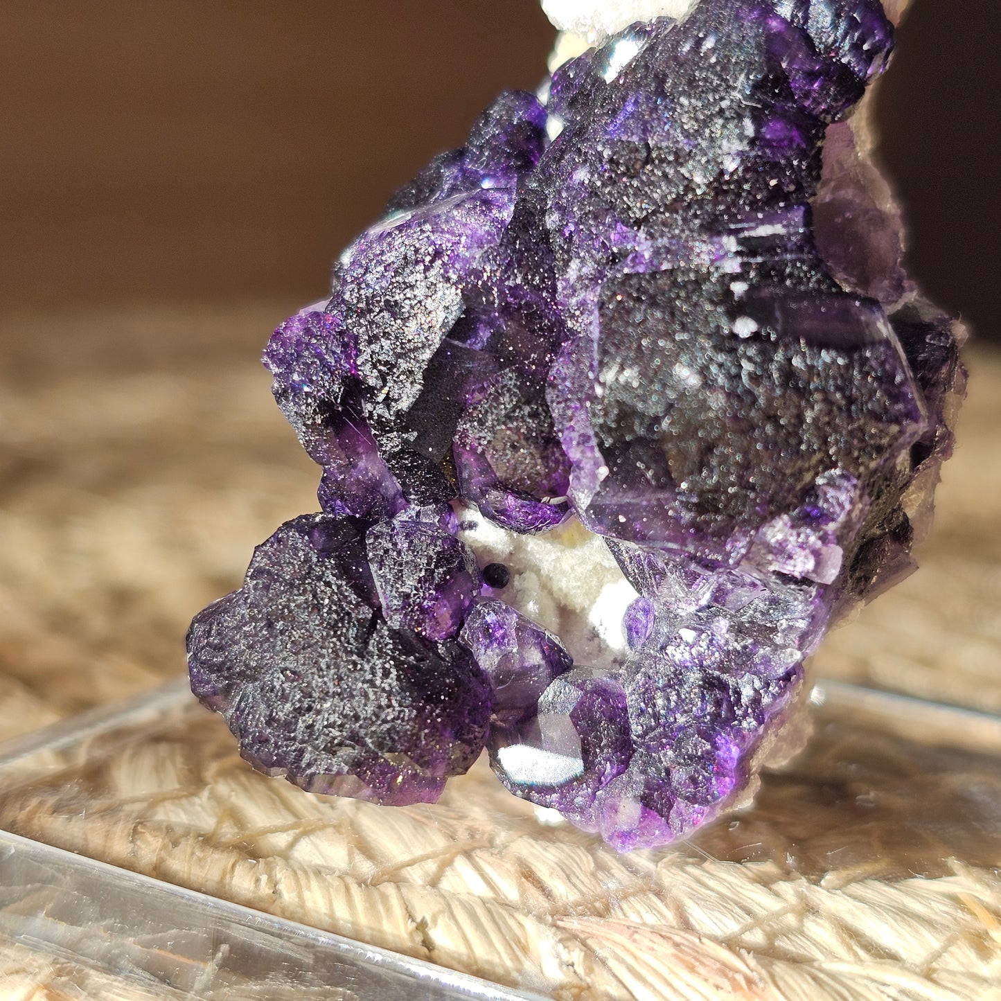 Fluorit Stufe violett aus Yindu, China (#29G)