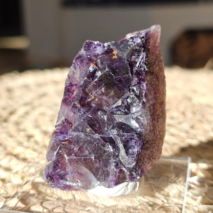 Purple Fluorite specimen from Yindu, China (#25C)