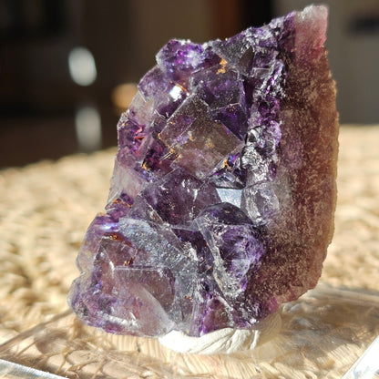 Purple Fluorite specimen from Yindu, China (#25C)