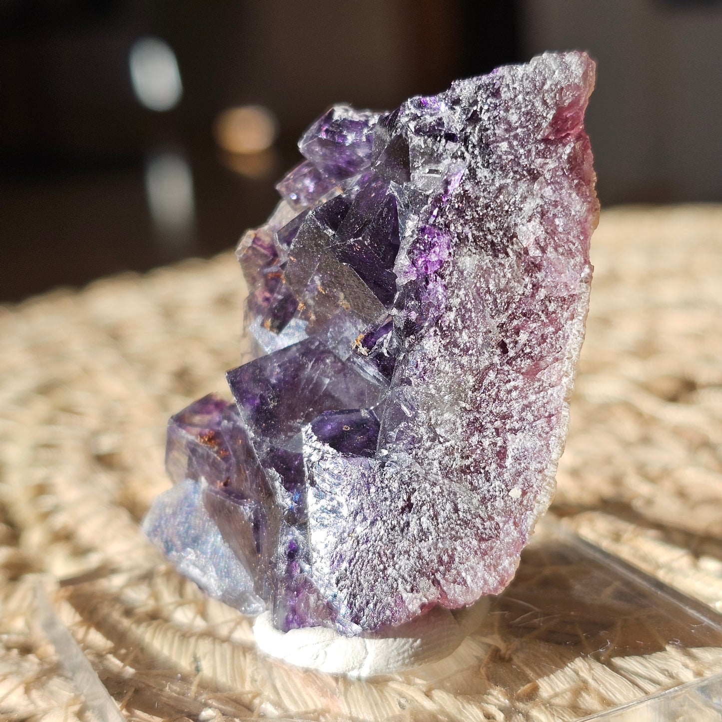 Purple Fluorite specimen from Yindu, China (#25C)