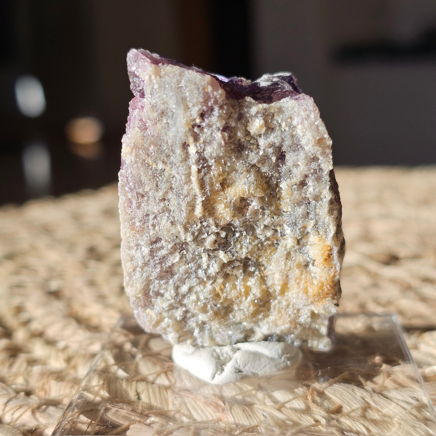 Purple Fluorite specimen from Yindu, China (#25C)