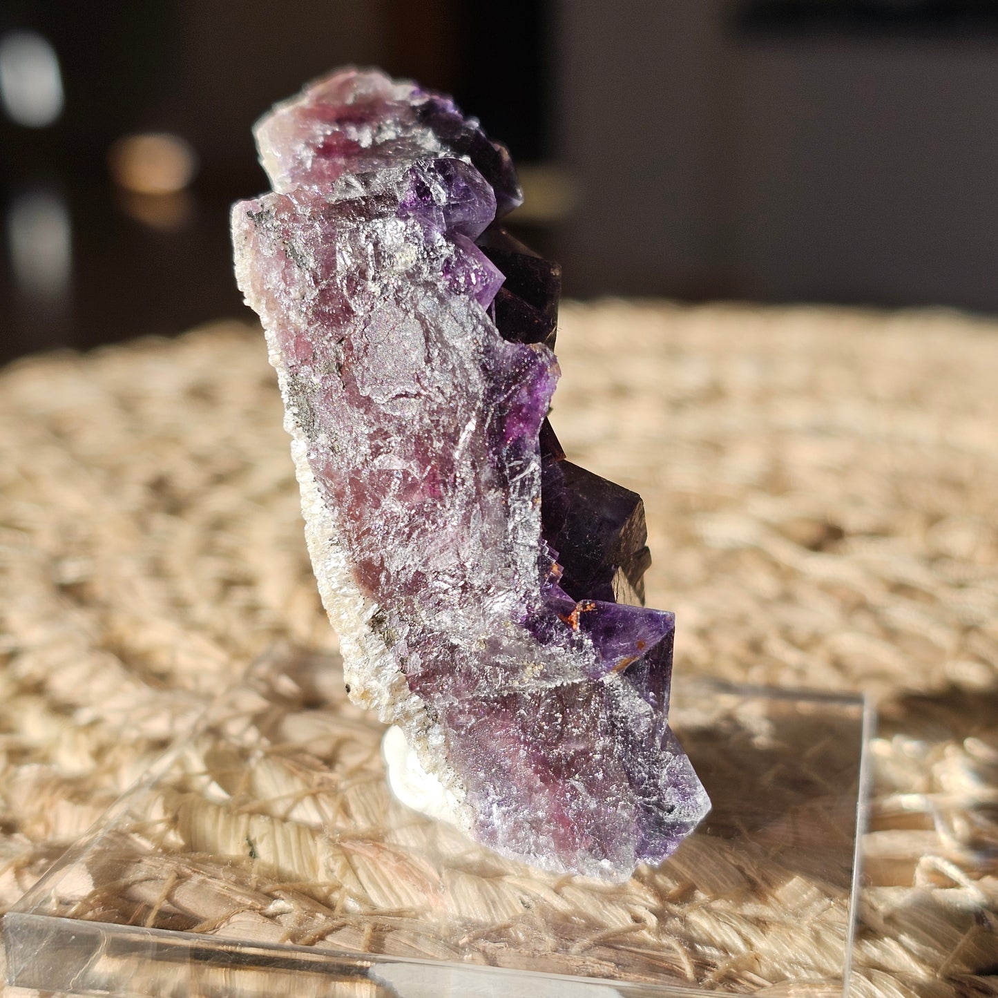 Purple Fluorite specimen from Yindu, China (#25C)