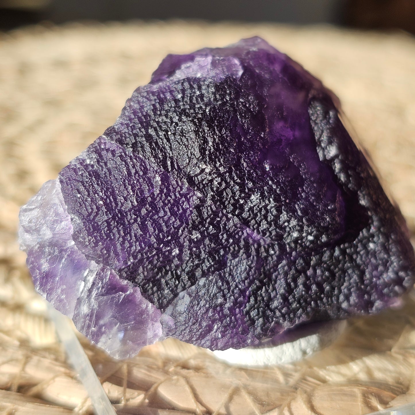 Fluorit Stufe violett aus Yindu, China (#29K)