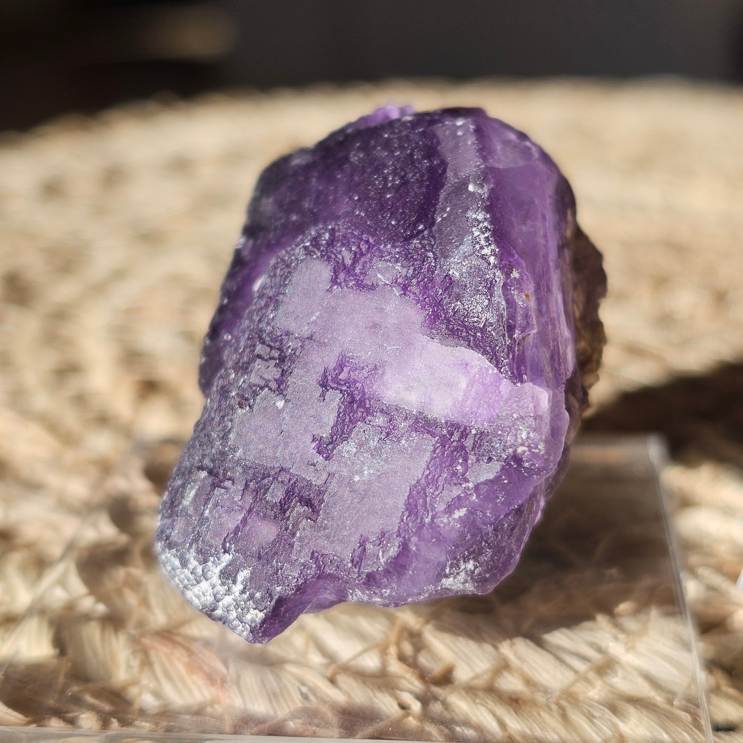 Fluorit Stufe violett aus Yindu, China (#29K)