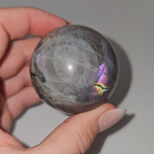 Purple Labradorite Sphere #45F