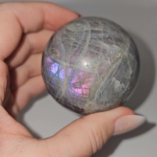 Purple Labradorite Sphere #58E