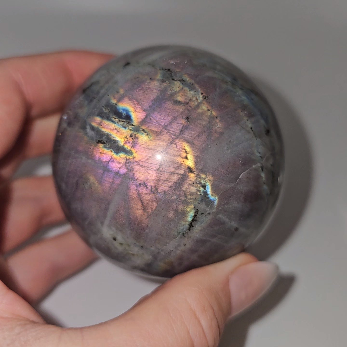 Purple Labradorite Sphere #79C