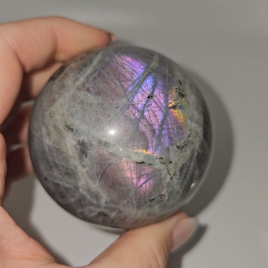 Purple Labradorite Sphere #85A