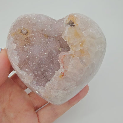 Sugar Druzy Heart #75D