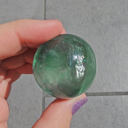 Green Fluorite Sphere #42C