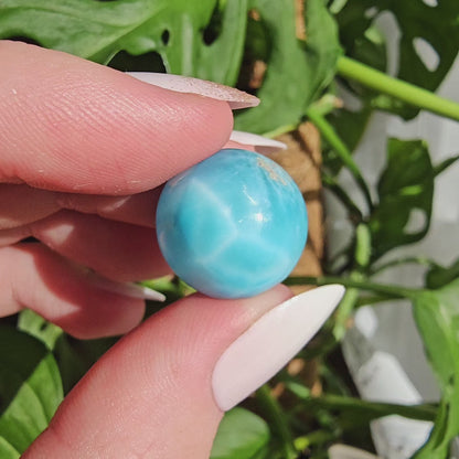 Larimar sphere #25D