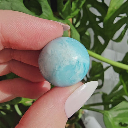 Larimar sphere #35B