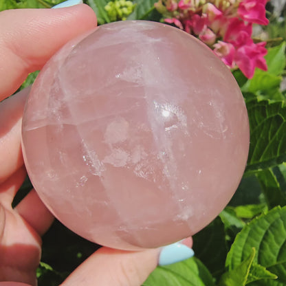 Rose Quartz Sphere #65D