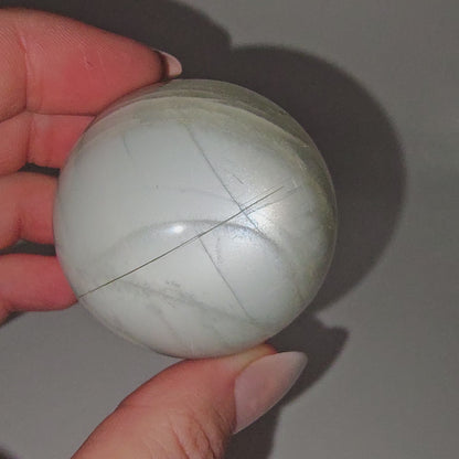 Green Moonstone Sphere #39A