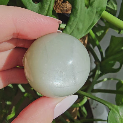 Green Moonstone Sphere #18G