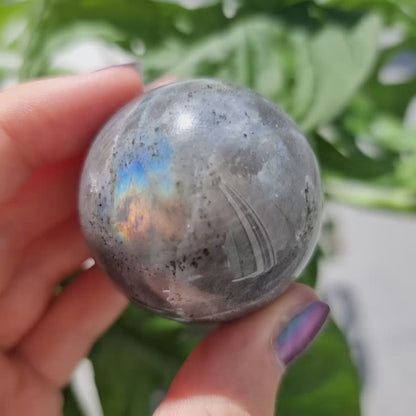 Labradorite sphere #2