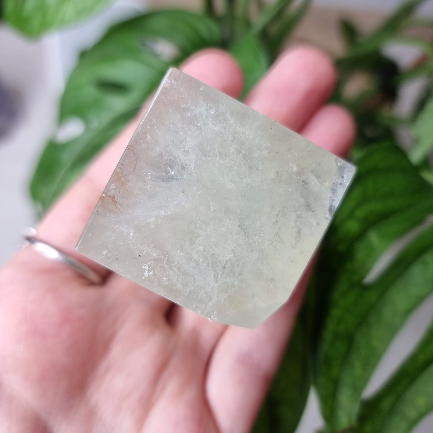 Light green Fluorite cube