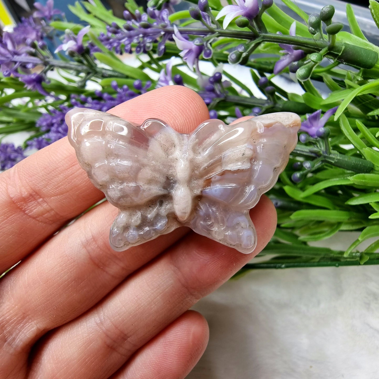 Flower Agate butterfly (pick your own)