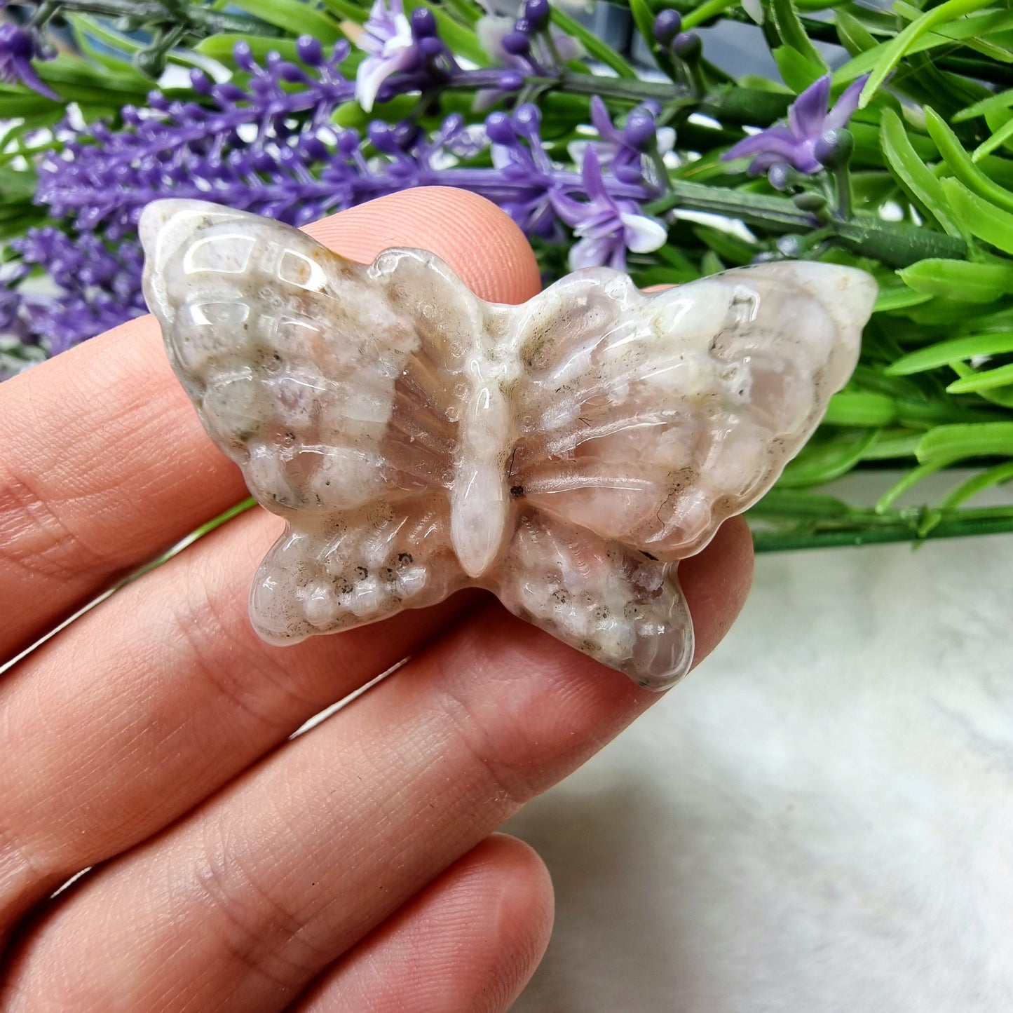 Flower Agate butterfly (pick your own)