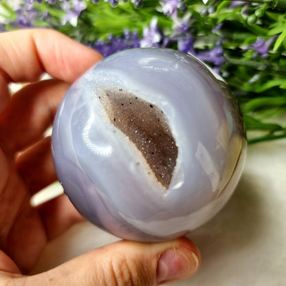 Druzy Agate sphere