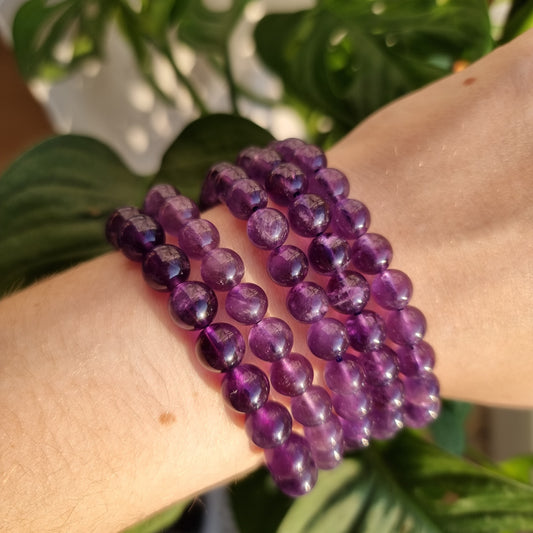 Amethyst bracelet (8mm)