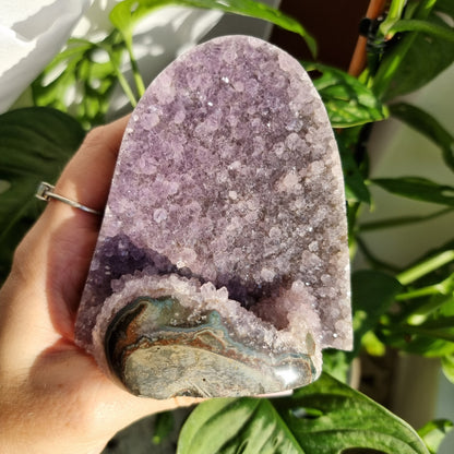 Rainbow Amethyst cut base #3