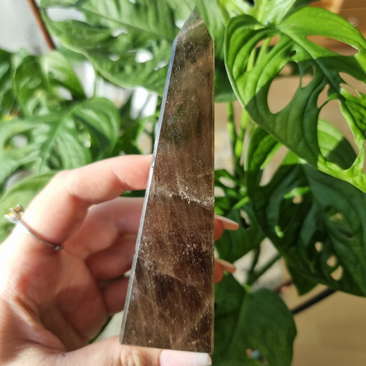 Smoky Quartz obelisk #56A