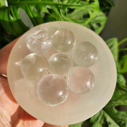 Clear Quartz mini sphere (intuitive pick)