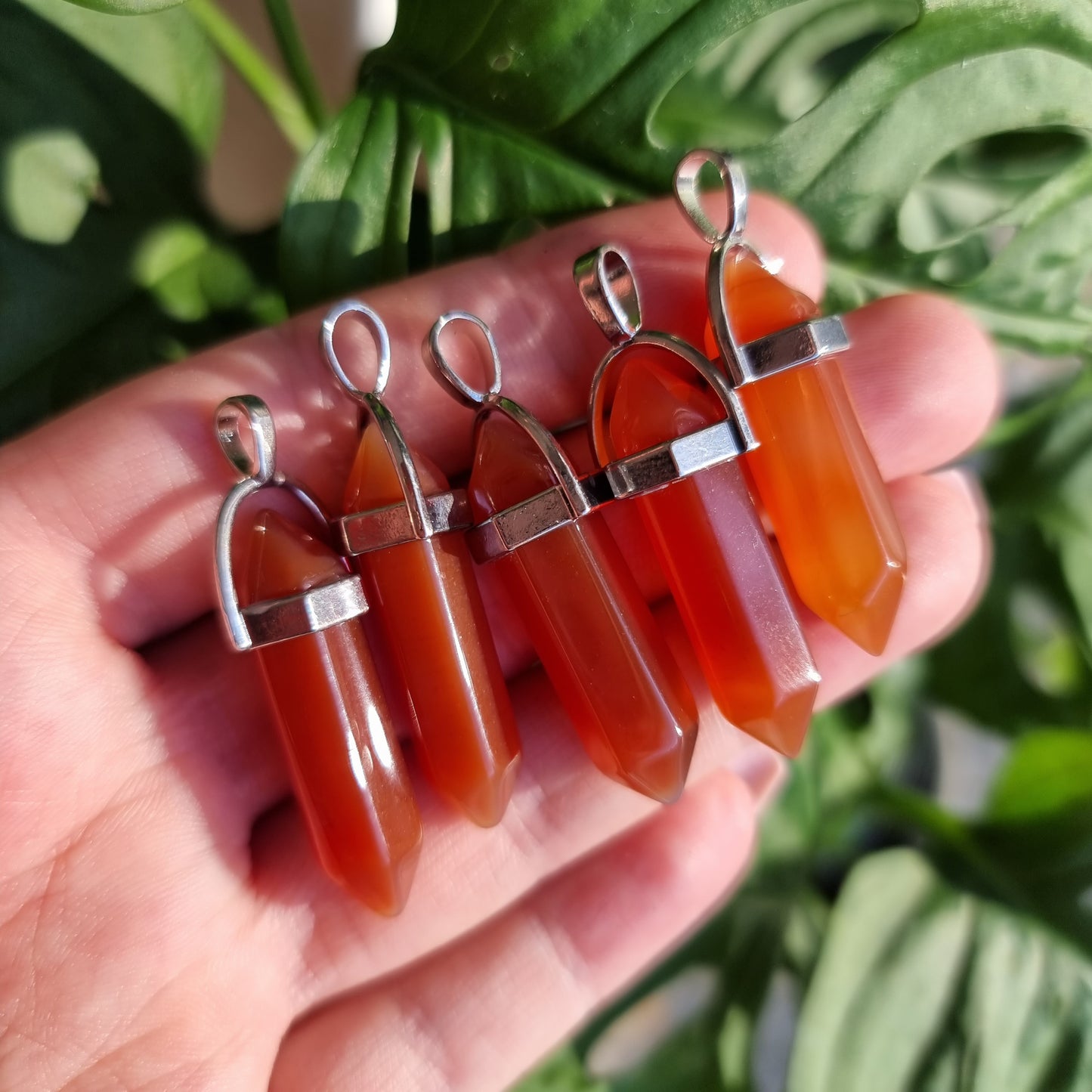 Carnelian pendant (intuitive pick)