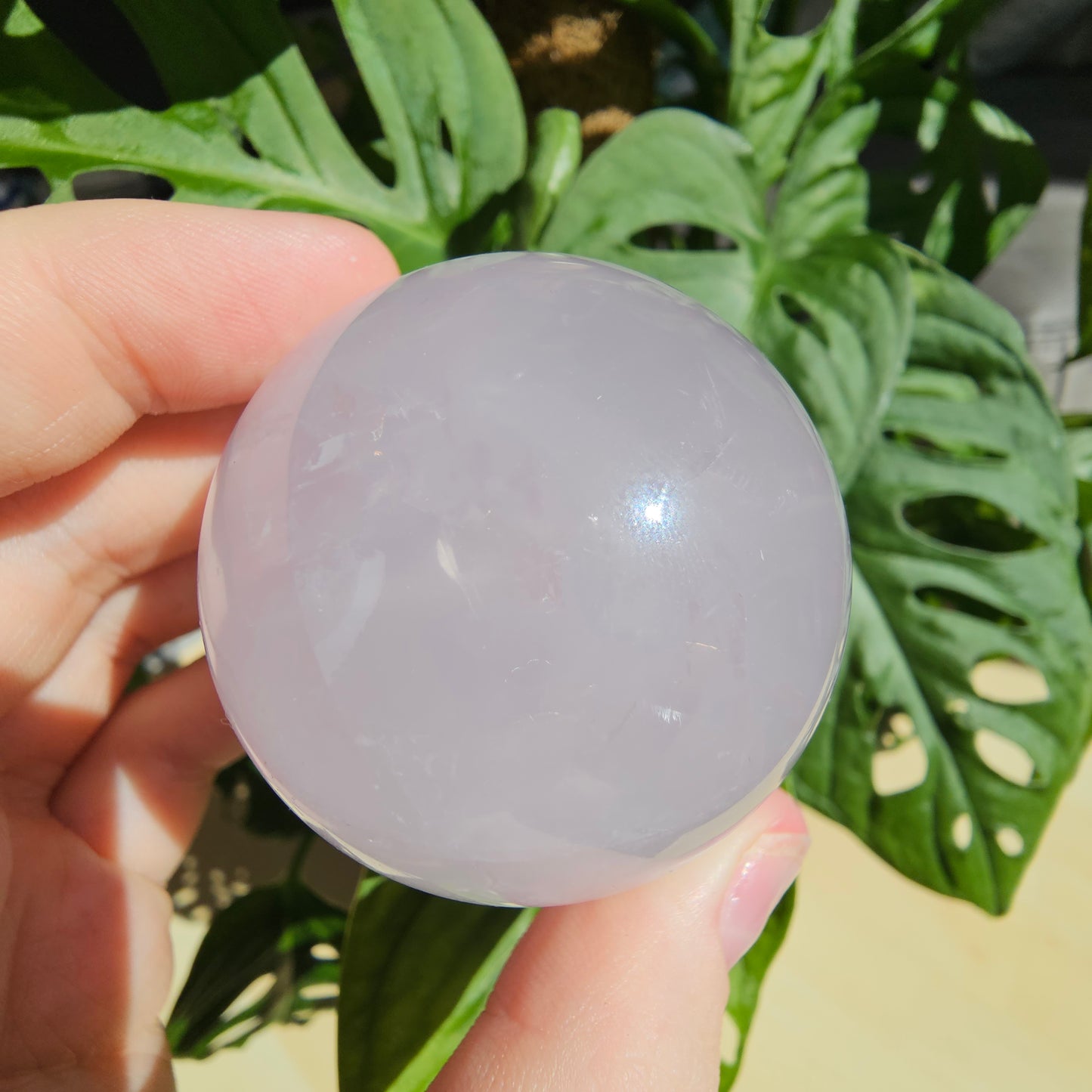 Periwinkle Quartz sphere #70D