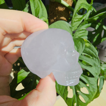 Periwinkle Quartz skull #69B