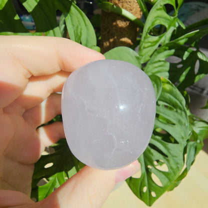 Periwinkle Quartz skull #69B