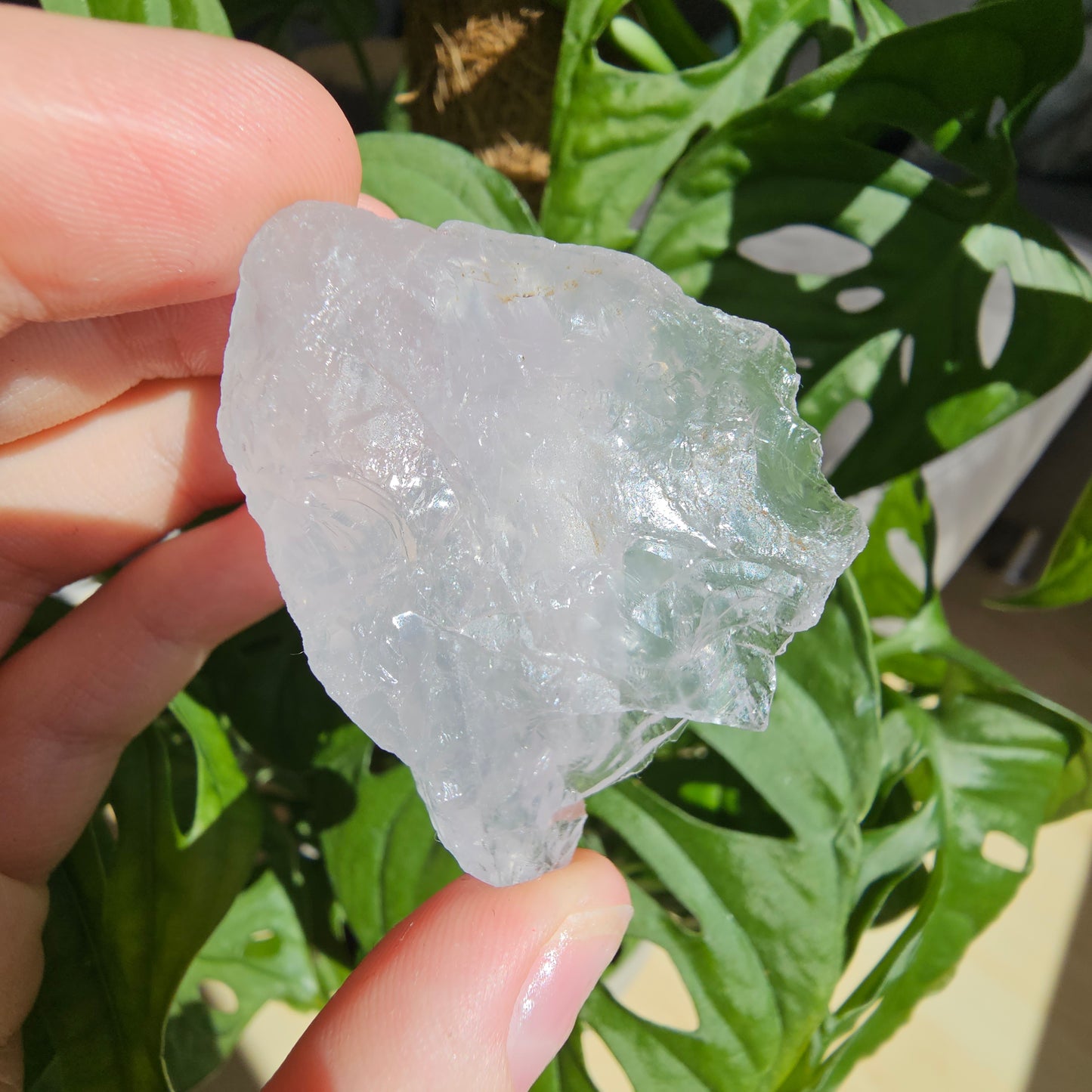 Periwinkle Quartz raw stone #10D