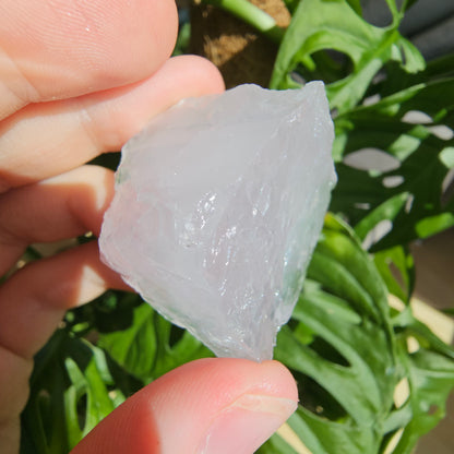 Periwinkle Quartz raw stone #7H