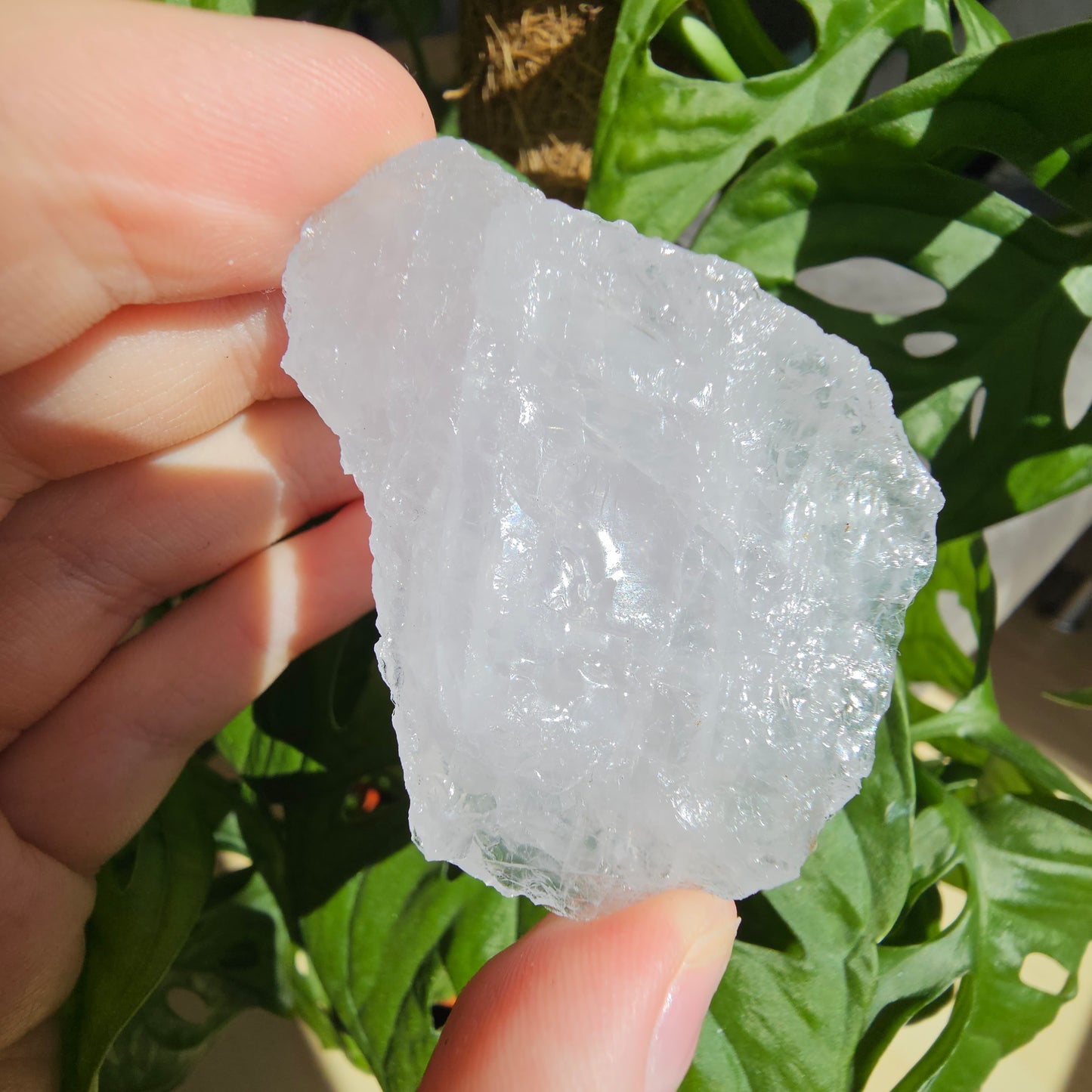 Periwinkle Quartz raw stone #13M