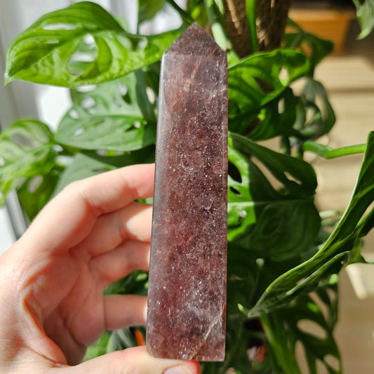 Strawberry Quartz (Red Aventurine) Obelisk #29A