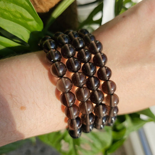 Smoky Quartz bracelet (8.5mm)