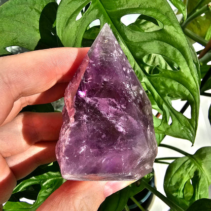 Halbpolierte Amethyst Spitze #33A