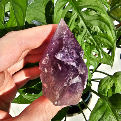 Halbpolierte Amethyst Spitze #33A