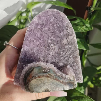 Rainbow Amethyst cut base #3