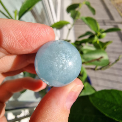 Aquamarine sphere #29A