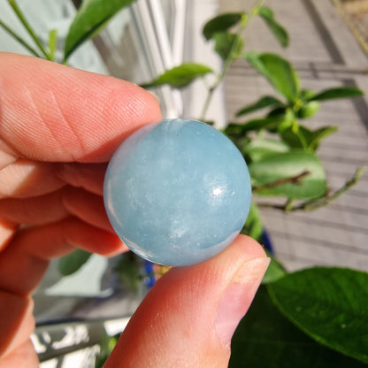 Aquamarine sphere #29A