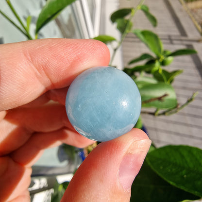 Aquamarine sphere #29A