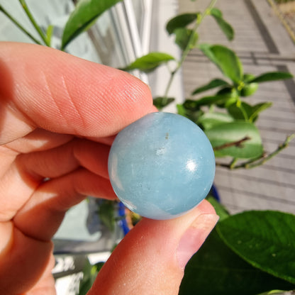 Aquamarine sphere #29A