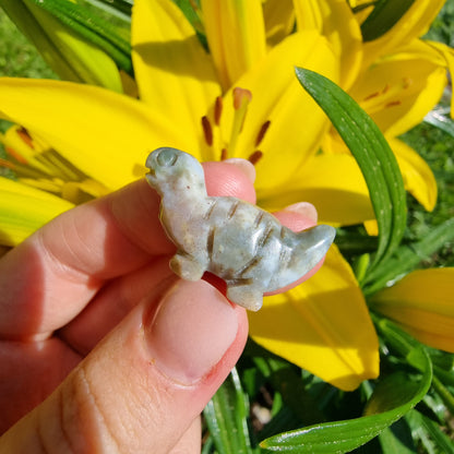 Mini dinosaur carving