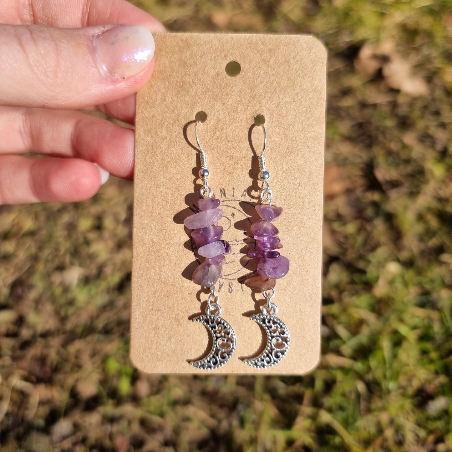 Crystal Chip Earrings