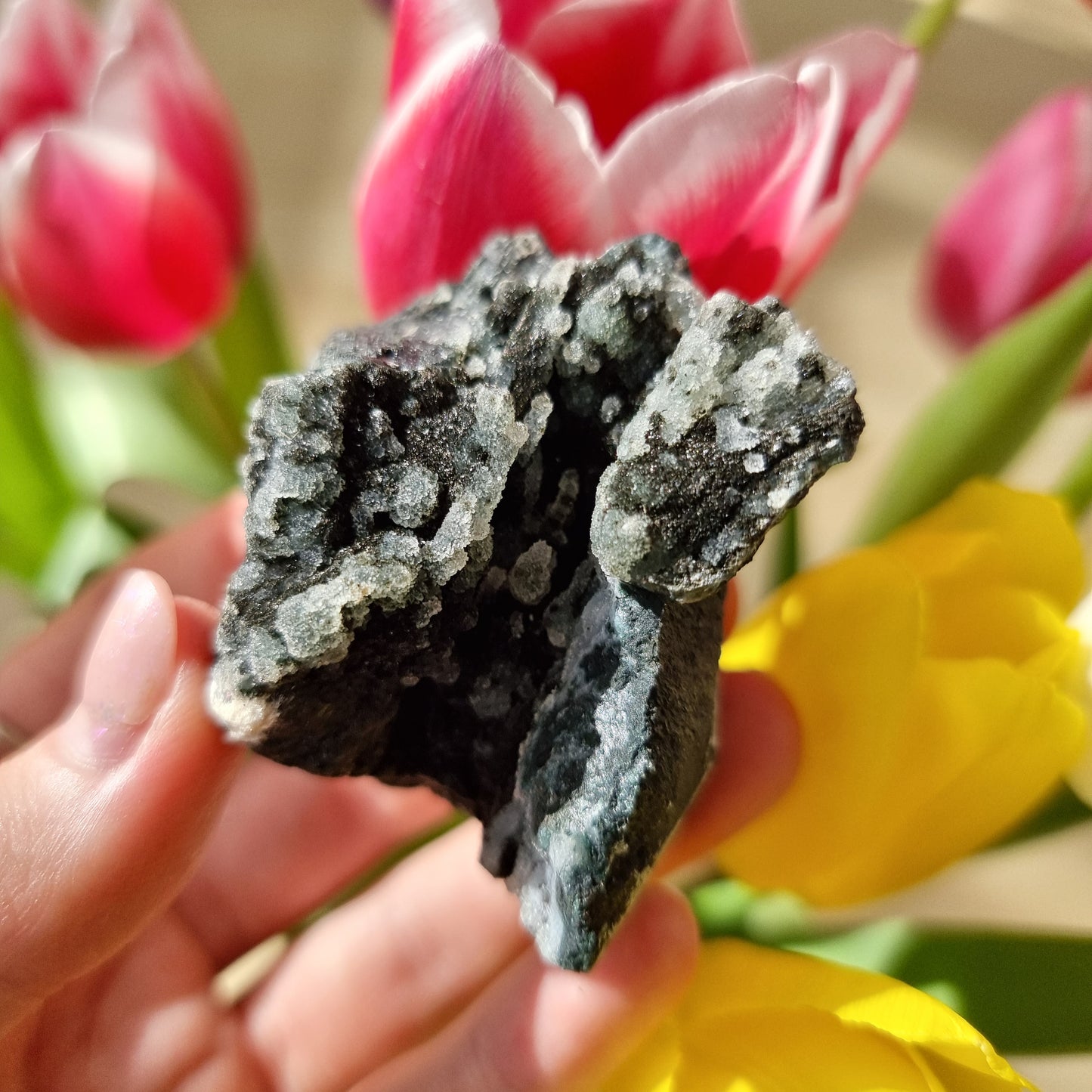 Black Chalcedony cluster J