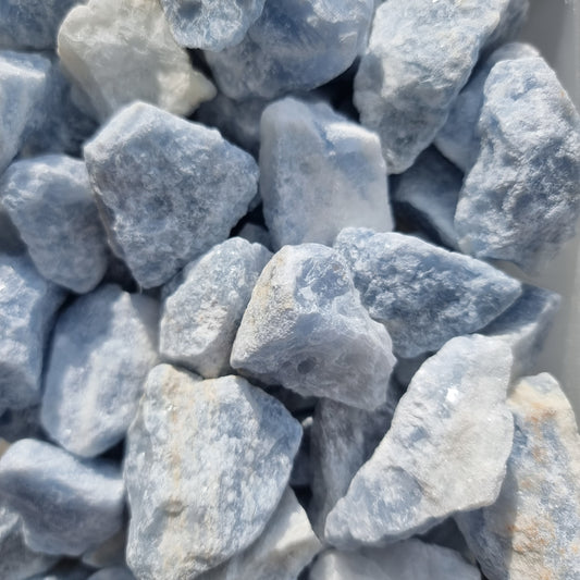 Raw Blue Calcite