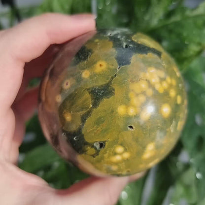 Ocean Jasper sphere