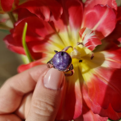 Charoite ring A